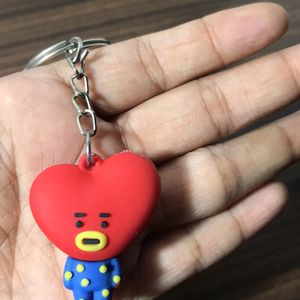 Bts Diary With A Cute Key Chain Of BT21 ( TATA )