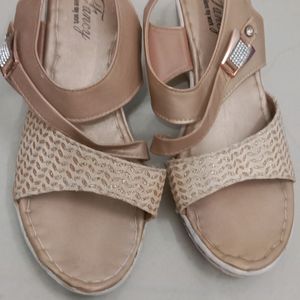 Golden Heel Sandals