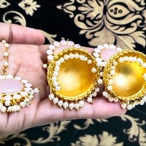 Brass Jhumka Maangtika Set(Pick Any 1)