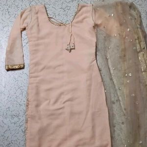 DESIGNER SIMPLE SHARARA WITH DUPATTA