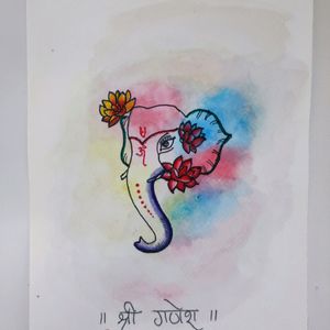 Lord Ganesha Painting