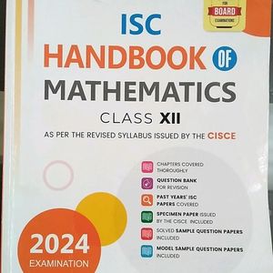 VATSAL ISC HANDBOOK MATHS CLS-12