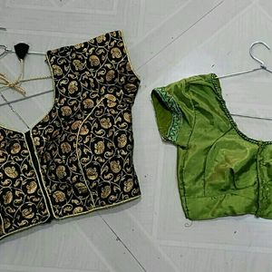 2 Pack Black Golden & Olive Blouses