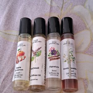 Diffuser Oil  Combo Of 4 By Sage Apothecary