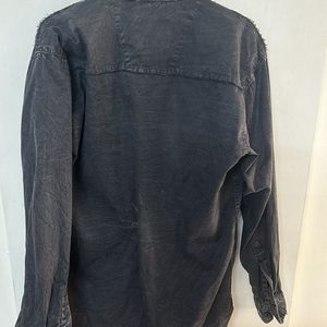 Charcoal Denim Shirt XL