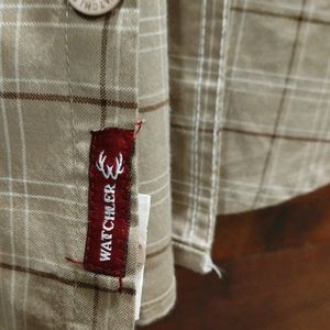 Watchler Men Check Full Sleeve Shirt