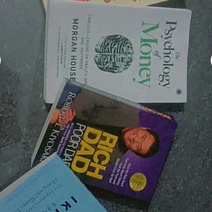 Ikigai+ Atomic Habits+ Psychology+ Rich Dad Book