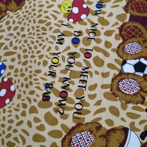 Unused Single Bedsheet Kids Print