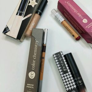 Combo Lipstick, Concealer, Brow pencil