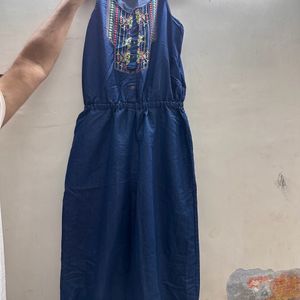 Blue Pretty Jump Suit