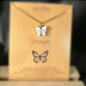 SILVER BUTTERFLY 🦋 PENDANT NECKLACE