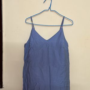 Blue Sleeveless Top