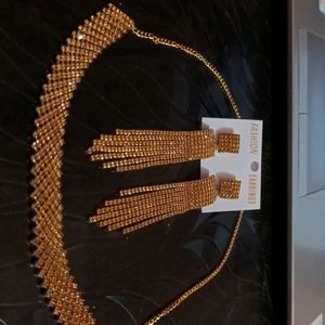 Golden Choker Set