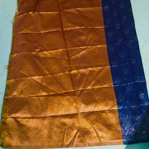 Navy Blue Colour Banarasi Silk Pattu Saree