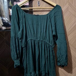 Dark Green Dress