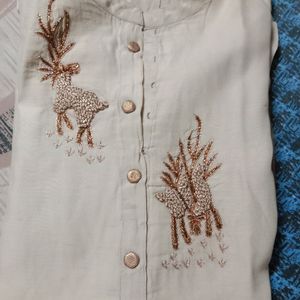 Straight Silk Kurti