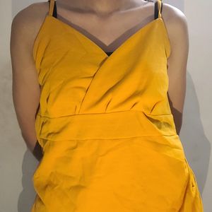 Mustard Cami Top