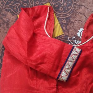 Embroidered Saree With Blouse