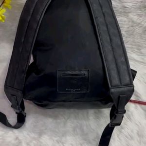 Philipp plein black unisex backpack