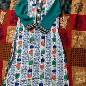 Kurti Set With Slacks