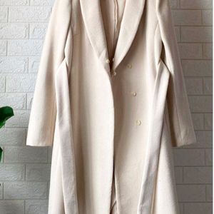 Beautiful Off White Overcoat.