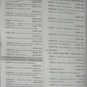 SSC General Awareness Chapter wise Type wis