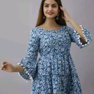 Printed Short Kurti