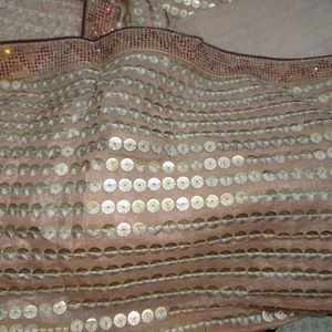 Beautiful Pure Sequence Saree