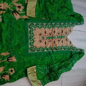 Beautiful Green Kurti For Women