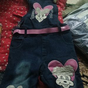 Beby Girl Denim Dungree.