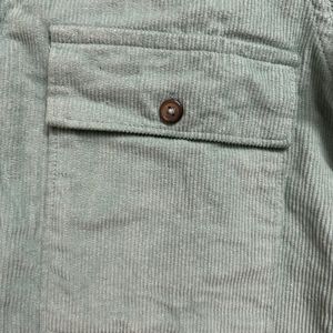 Zara Corduroy Torquoise Shirt