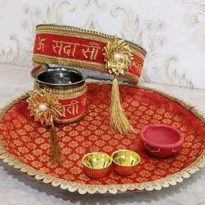 Karvachauth Thali Lota Or Chalni