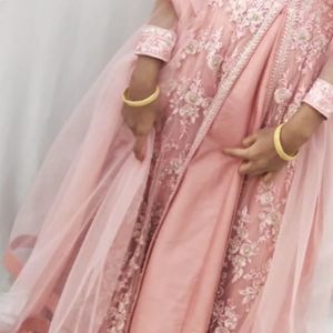 Ethnic Pink Gown