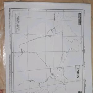 INDIAN PHYSICAL MAP - 40 MAPS