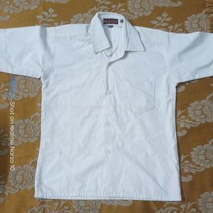 Boys School White Shirt