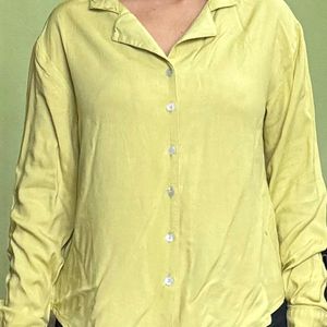 Lime Green Formal Shirt