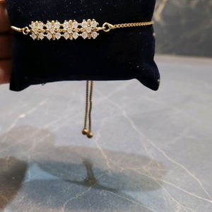 Gold Bracelet With Diamonds