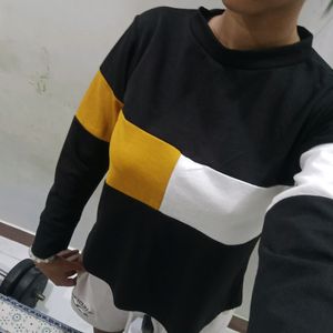 Black And Yellow Sweatshirt