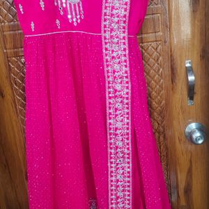 Dress With Attached Chunni