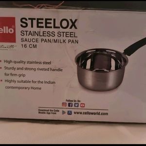 Cello SAUCE PAN/ MILK PAN STEELOX