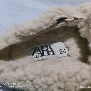 Zara:Terry cloth Slipper For Girls