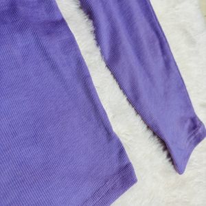 Lavender Crop Top