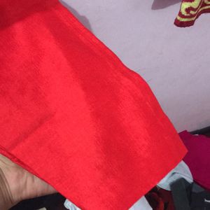 Red Kurta Pants