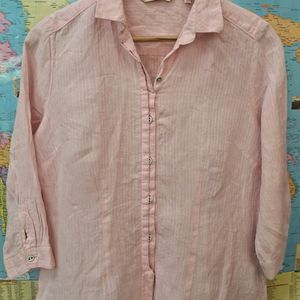 Wills Classic Formal Linen Shirt For Girls