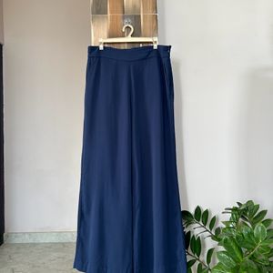 Blue Wide Leg Pants