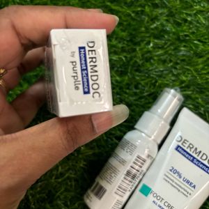 Dermdoc Serum, Underarm Spray& Foot Cream Combo