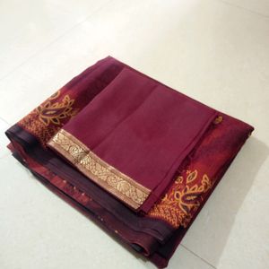 Floral Print Saree