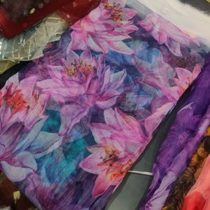 Digital Print Organza Fabric 55₹ Miter