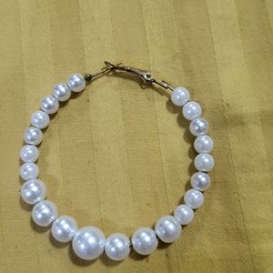 White Pearl Earrings