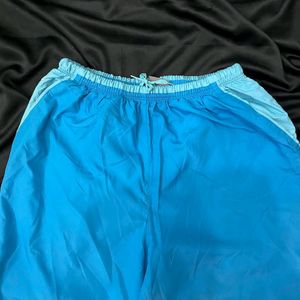 Nike sky blue cotton trackpants